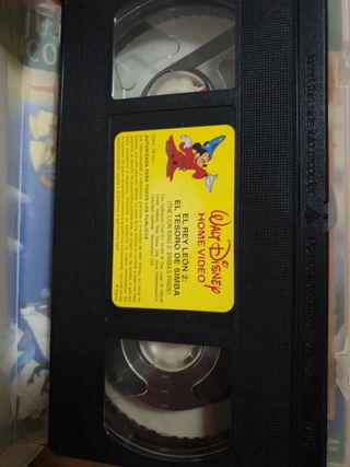 Películas infantiles VHS de Walt Disney