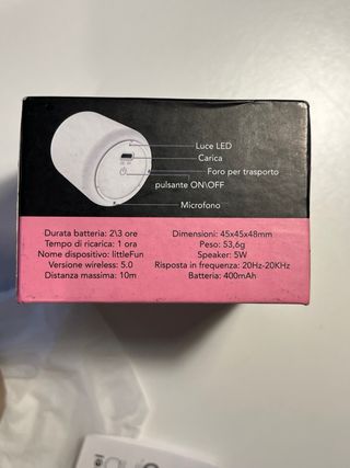 Mini cassa Bluetooth