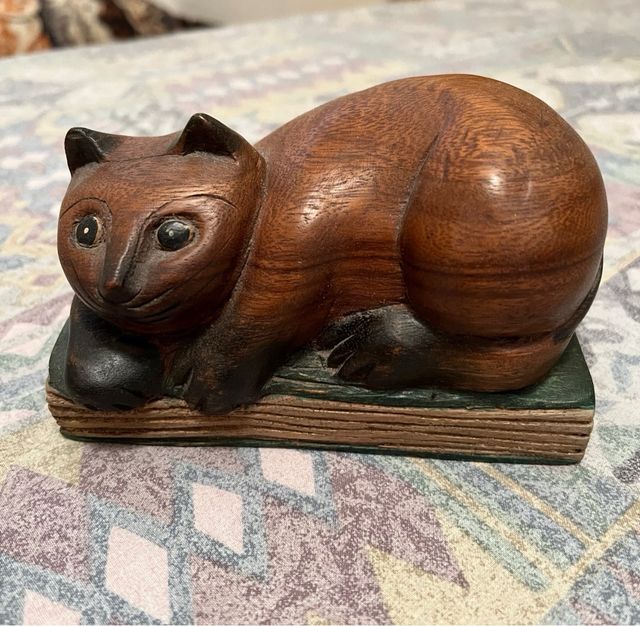 Gatto in legno