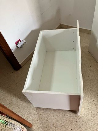 Cajón almacenaje con ruedas
