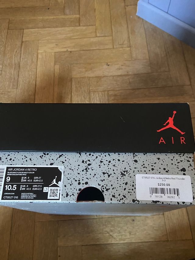 jordan 4 red thunter