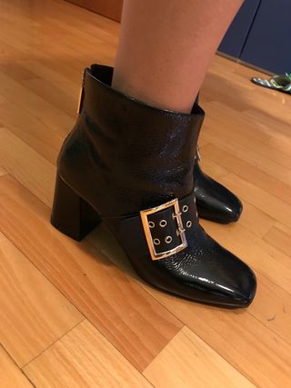 Stivaletti in pelle n.40 Tosca Blu