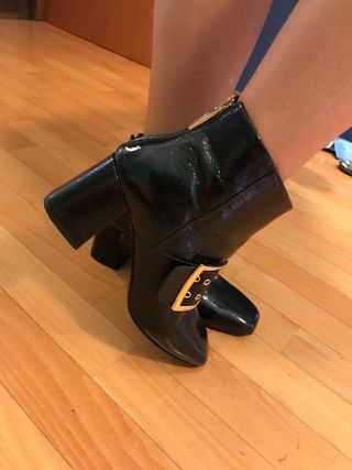 Stivaletti in pelle n.40 Tosca Blu