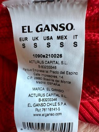 Jersey canalé El Ganso