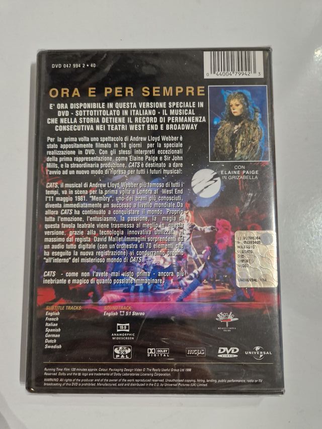 Cats Musical DVD