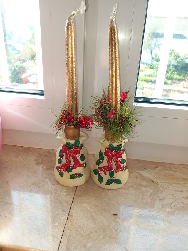 Portacandele natalizi