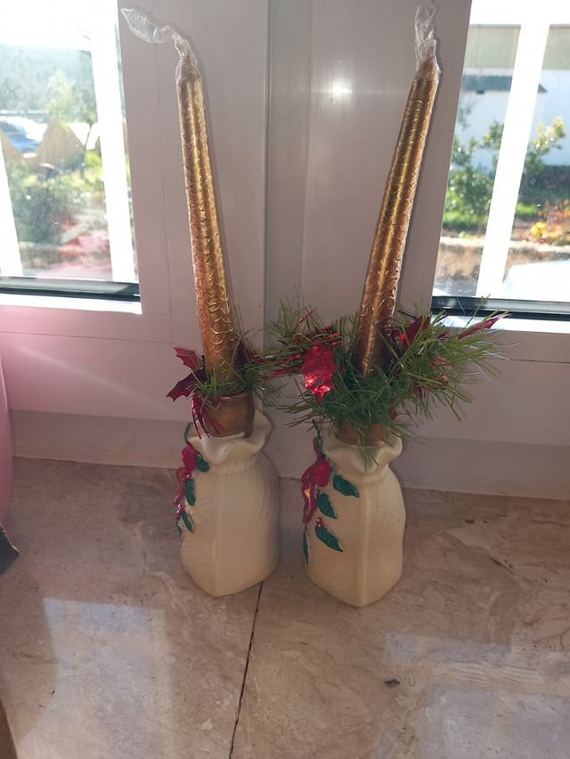 Portacandele natalizi