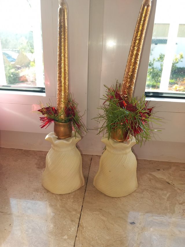 Portacandele natalizi