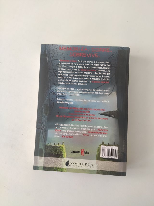 El corredor del laberinto / Seminuevo