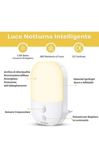Luci Notturna da presa Suright