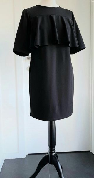 Vestido Volante Superior Decorativo