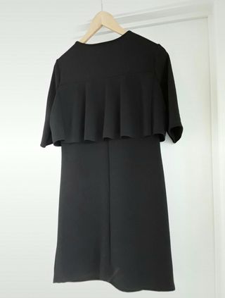 Vestido Volante Superior Decorativo