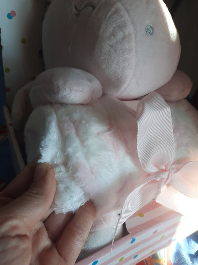 Peluche unicornio mantita bebé
