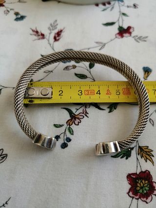 Pulsera Tous Mesh de acero y plata de 1 ley