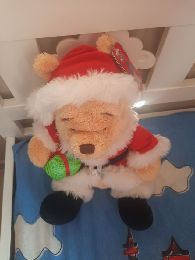 Peluche Winnie Pooh Disney Navidad