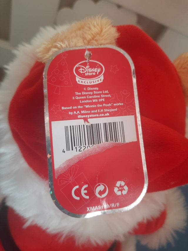 Peluche Winnie Pooh Disney Navidad