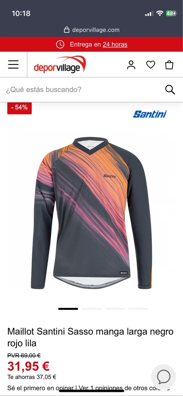 Maillot largo Santini