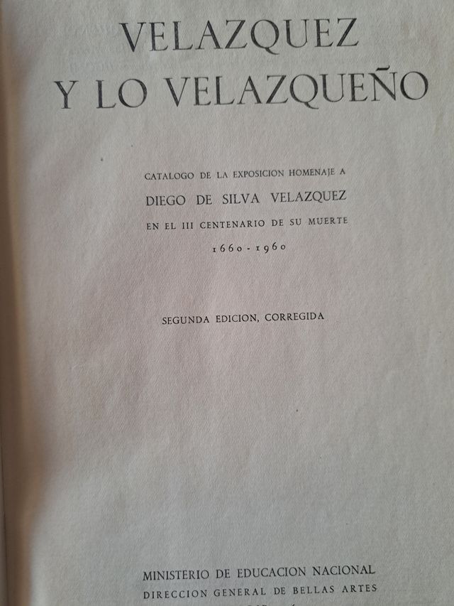 Velazquez y lo velazqueño (1961)