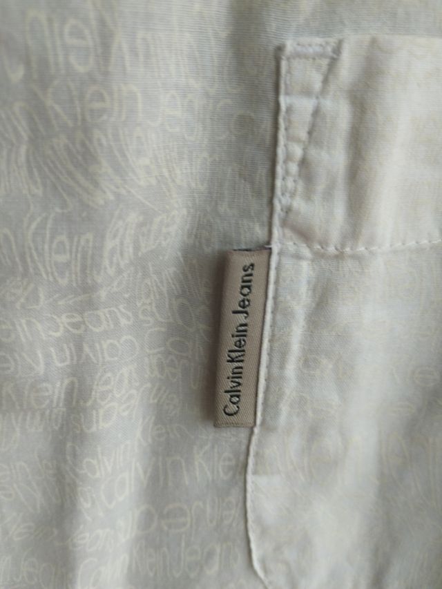 Calvin Klein camicia bianca tg M