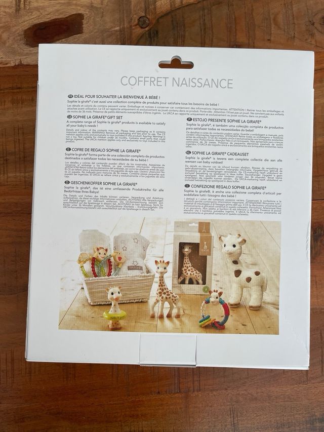 Confezione regalo Sophie La Girafe - nuova di zecca