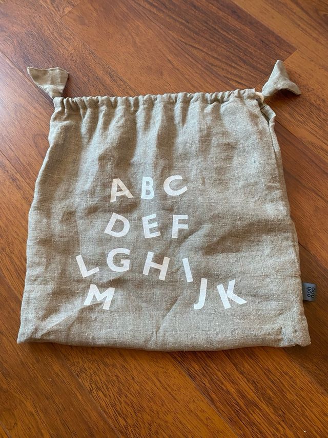 Dados letras de madera Ooh noo