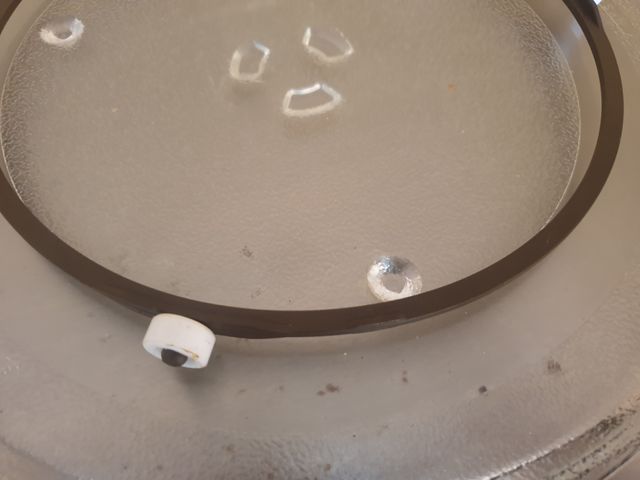 Aro giratorio para microondas