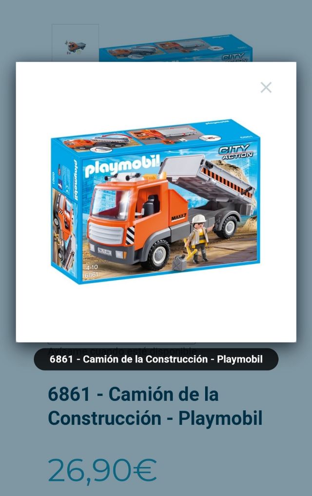 Camión de construcción Playmobil