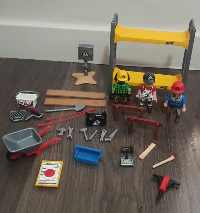 Andamios de construcción Playmobil