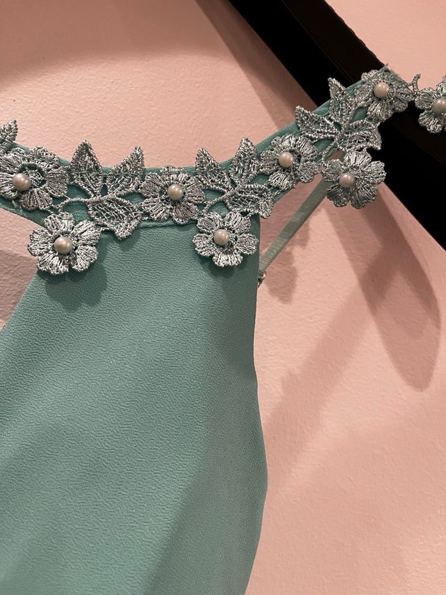 abito per feste eventi verde mela o fucsia