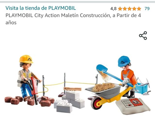 Maletín construcción Playmobil