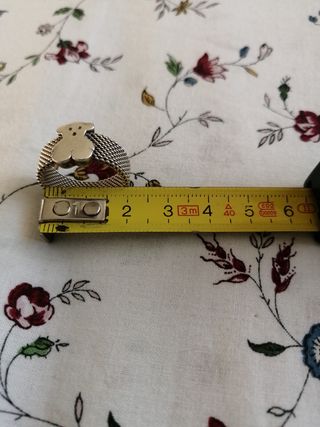 Anillo Tous de plata y acero