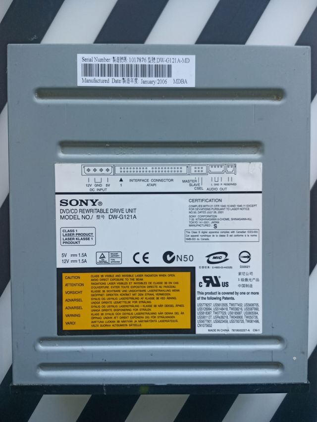 DVD Sony grabadora.