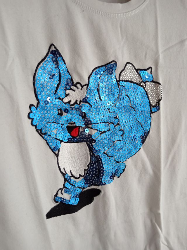 Tshirt con paillettes