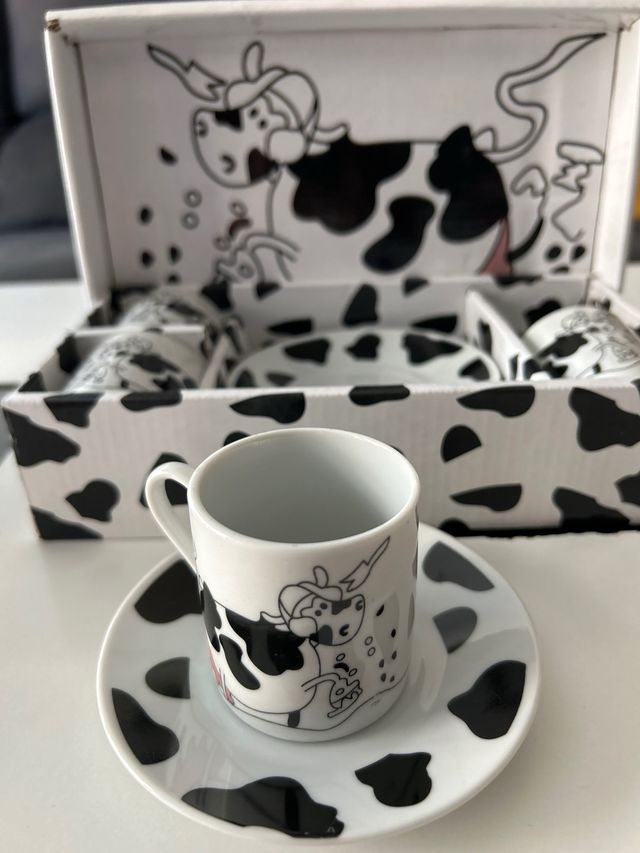 tacitas té vaca