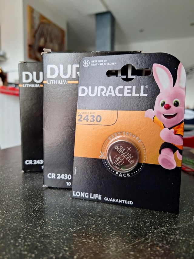 18 Batterie Duracell cr 2430