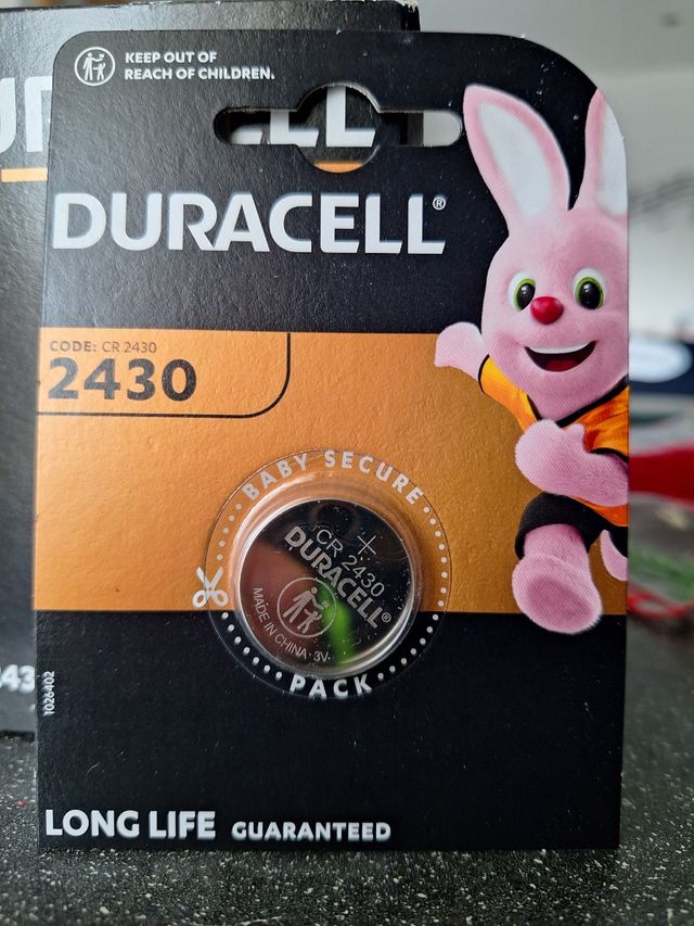 18 Batterie Duracell cr 2430