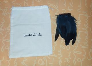 Tocado plumas azules Bimba y Lola