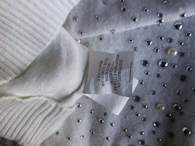 Jersey/Mini-vestido con adornos Beauty Women.T. M