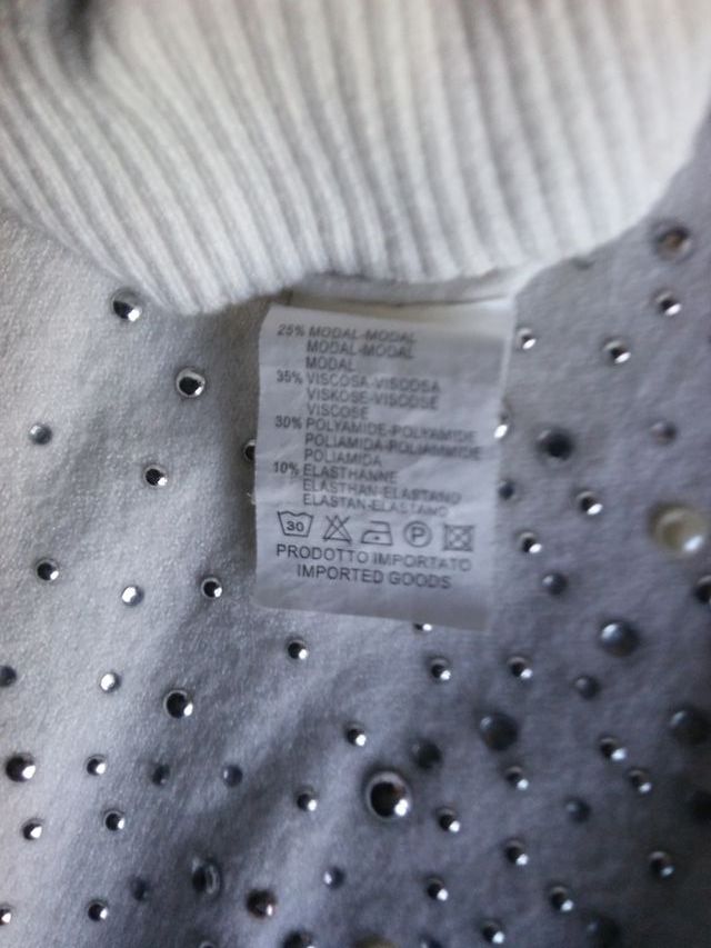 Jersey/Mini-vestido con adornos Beauty Women.T. M