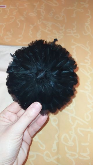 Tocado plumas negras Bimba y Lola