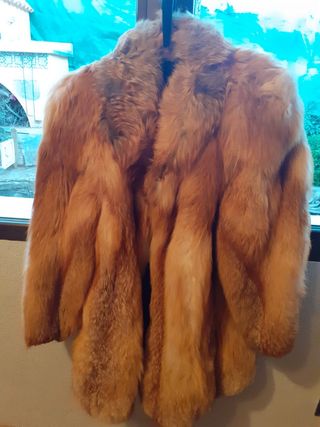 Abrigo de Piel Zorro Rojo del Canadá 