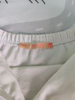 Vestido blanco palabra de honor