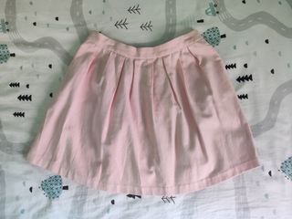 Falda corta rosa palo