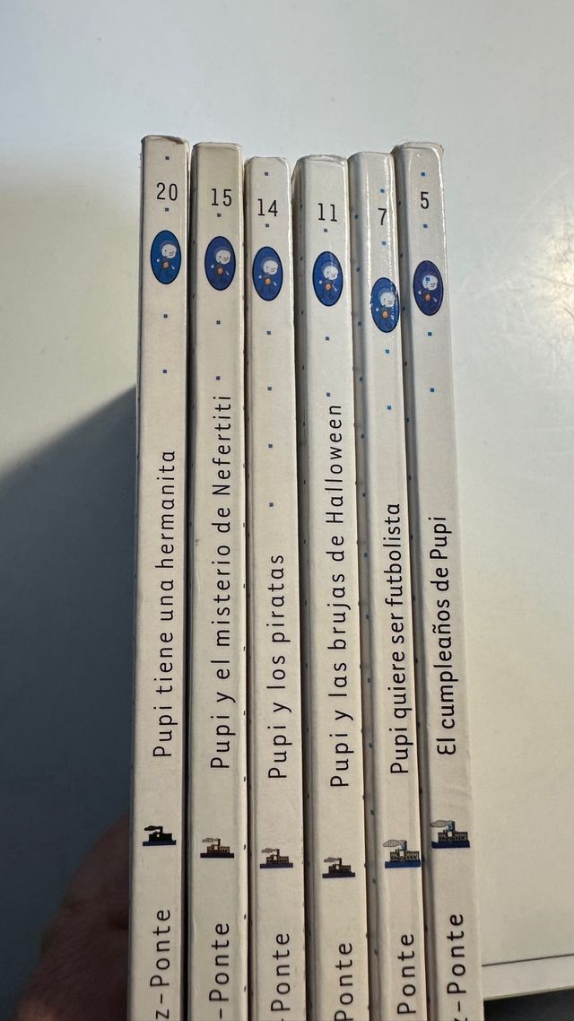 6 libros de Pupi