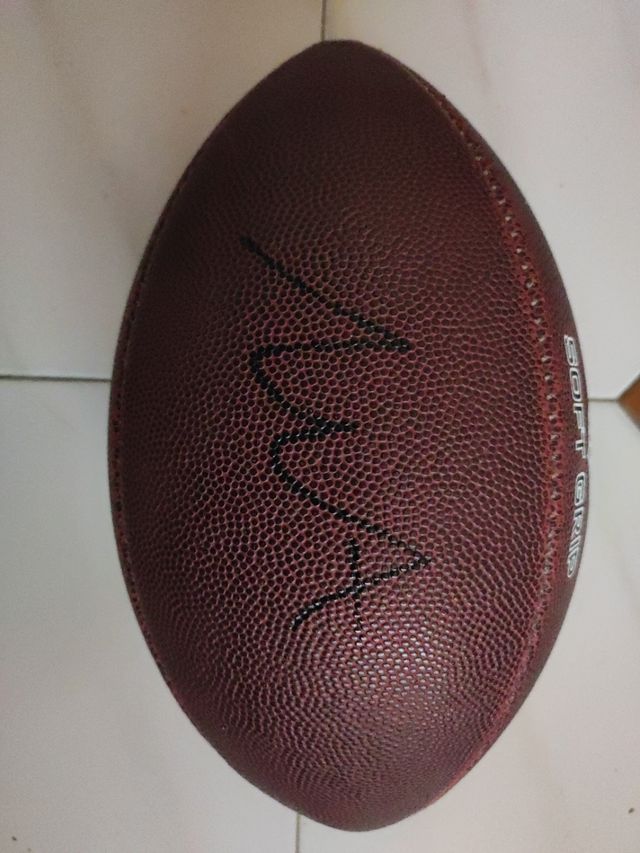 Balón de Fut americano firmado