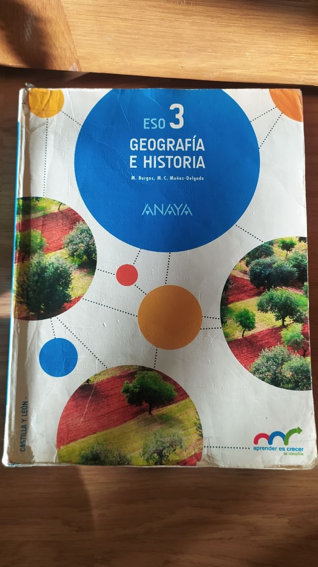 LIBRO GEOGRAFIA E HISTORIA 3 ESO ANAYA CYL