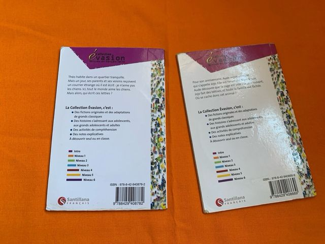 lote dos libros Chiens et Chats y Jojo