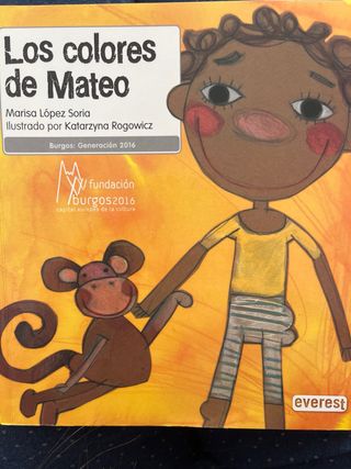 Los colores de Mateo libro