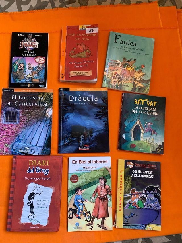 lote de 9 libros infantiles en catalán