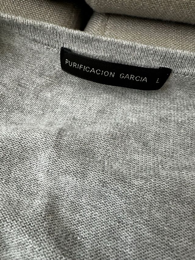 Camisola cinza Purificacion Garcia tamanho L